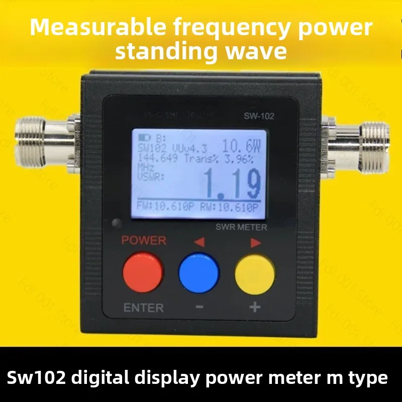 Digital Display Frequency Meter Standing Wave Meter SW-102 Test Antenna Standing Wave Power Meter Standing Wave
Digital Display Frequency Meter Standing Wave Meter SW-102 Test Antenna Standing Wave Power Meter Standing Wave
