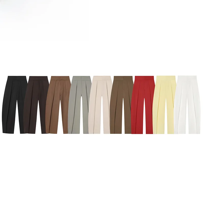 Spring New ZR Women's Balloon Style Fashionable Pants Natural Waist Street Style Polyester Fiber Casual Trousers
Spring New ZR Women's Balloon Style Fashionable Pants Natural Waist Street Style Polyester Fiber Casual Trousers