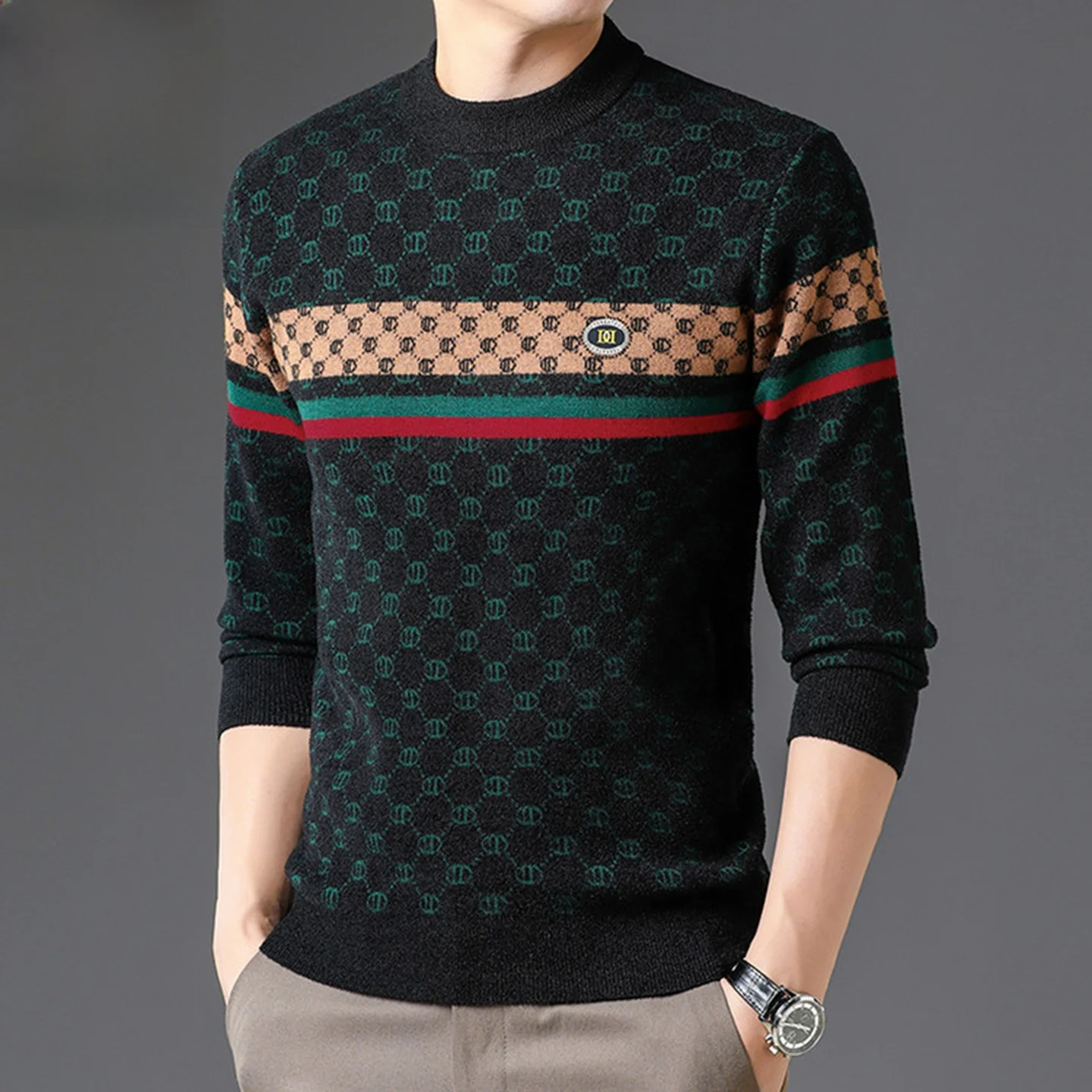 Мужской шерстяной свитер Legend Paul класса люкс, осенне-зимняя новинка, модный, с текстурой и бахромой, повседневный, свободного кроя, теплый
Мужской шерстяной свитер Legend Paul класса люкс, осенне-зимняя новинка, модный, с текстурой и бахромой, повседневный, свободного кроя, теплый