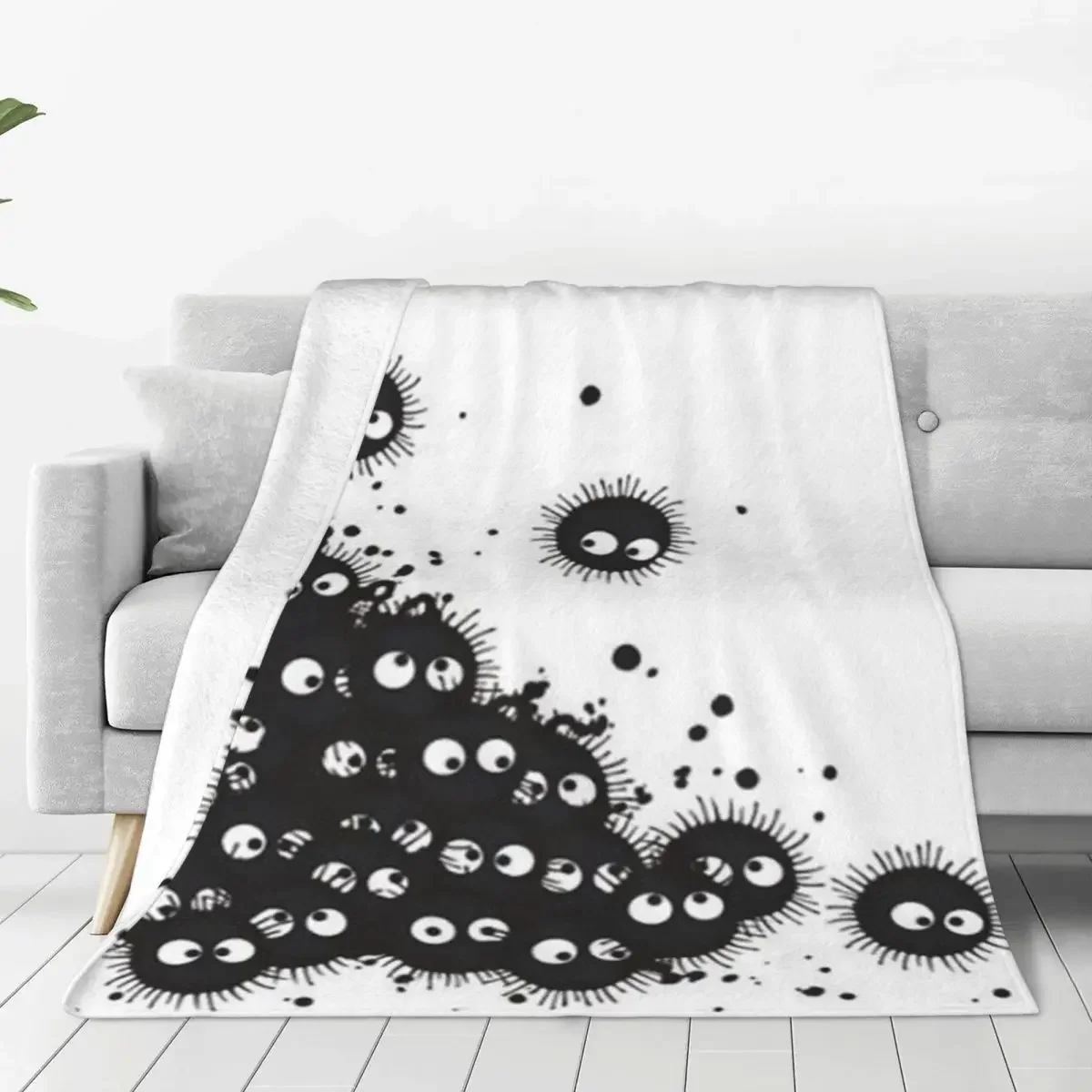 Dust Soot Sprites Balls Flannel Blanket Black Soft Warm Throw Blanket for Outdoor Picnic Funny Bedspread Sofa Bed Cover
Dust Soot Sprites Balls Flannel Blanket Black Soft Warm Throw Blanket for Outdoor Picnic Funny Bedspread Sofa Bed Cover