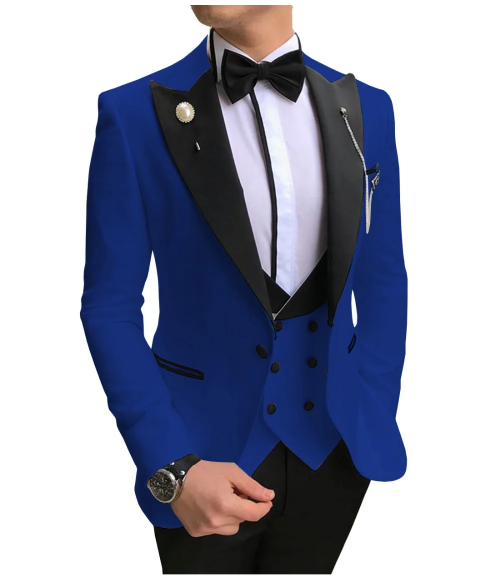Cheap Royal Blue Mens Suit Groom Suit Formal Men Suits for Wedding Best Man Terno Slim Fit Groom Tuxedos for Men
Cheap Royal Blue Mens Suit Groom Suit Formal Men Suits for Wedding Best Man Terno Slim Fit Groom Tuxedos for Men