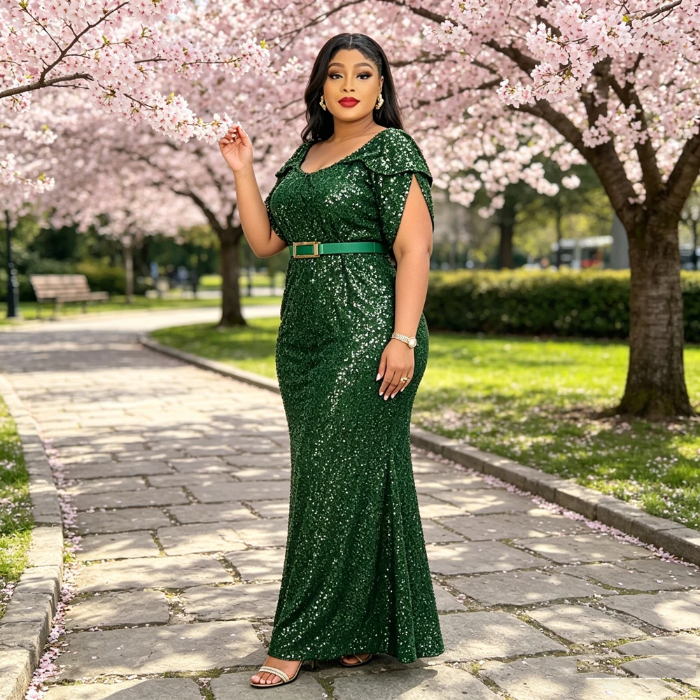 African Sequin Glitter Dresses Evening Gown Women Bodycon Ankara Dashiki Wedding Party Dress Kaftan Abaya Africa Clothing Gown
African Sequin Glitter Dresses Evening Gown Women Bodycon Ankara Dashiki Wedding Party Dress Kaftan Abaya Africa Clothing Gown