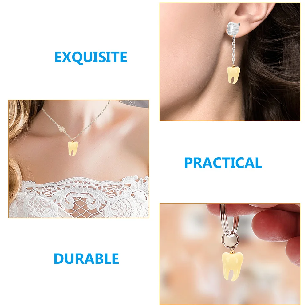 10pcs Teeth Pendant Accessories Resin DIY Craft Material Small Decoration Women Jewelry Making Charms Tooth for necklace
10pcs Teeth Pendant Accessories Resin DIY Craft Material Small Decoration Women Jewelry Making Charms Tooth for necklace