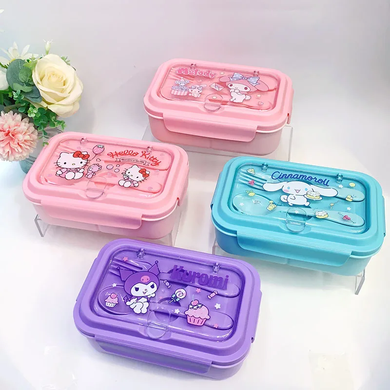New Sanrio Hello Kitty Lunch Box Cartoon Anime Character Cinnamoroll Kuromi Lunch Box Student Birthday Gift
New Sanrio Hello Kitty Lunch Box Cartoon Anime Character Cinnamoroll Kuromi Lunch Box Student Birthday Gift