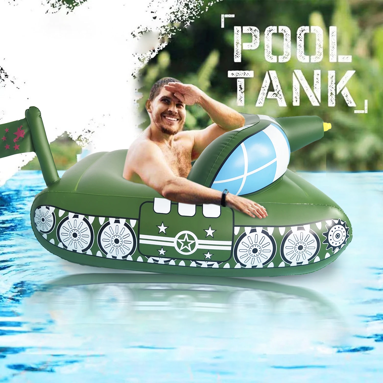 New Inflatable Water-Spraying Tank: Water Entertainment Party Battle Chariot Mount, Water-Spraying Tank Float
New Inflatable Water-Spraying Tank: Water Entertainment Party Battle Chariot Mount, Water-Spraying Tank Float
