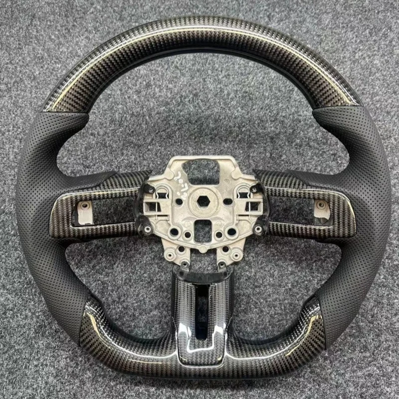 Customized Carbon Fiber Steering Wheel for Ford Mustang GT 2015 2016 2017 2018 2019 2020 2021 2022 2023 Modification
Customized Carbon Fiber Steering Wheel for Ford Mustang GT 2015 2016 2017 2018 2019 2020 2021 2022 2023 Modification