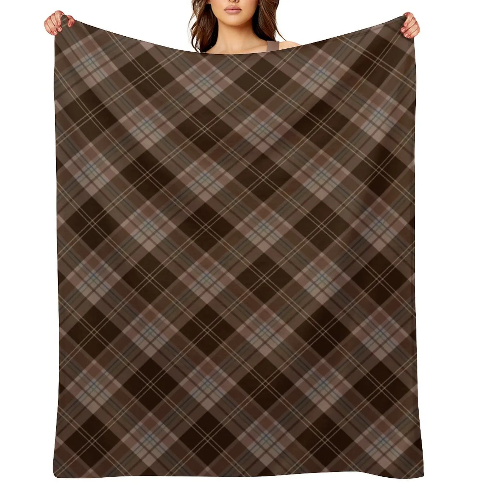 Brown Tartan Plaid Throw Blanket Soft Heavy decorative Moving Blankets
Brown Tartan Plaid Throw Blanket Soft Heavy decorative Moving Blankets