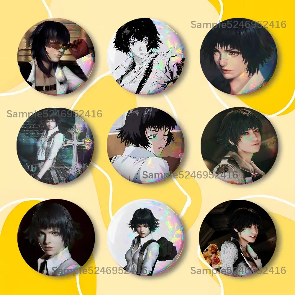 Lady D-Devil May Cry 5 Round Button Pins Badge Creative Brooches Backpack Clothes Decoration Fashion Cartoon Jewelry Gifts
Lady D-Devil May Cry 5 Round Button Pins Badge Creative Brooches Backpack Clothes Decoration Fashion Cartoon Jewelry Gifts