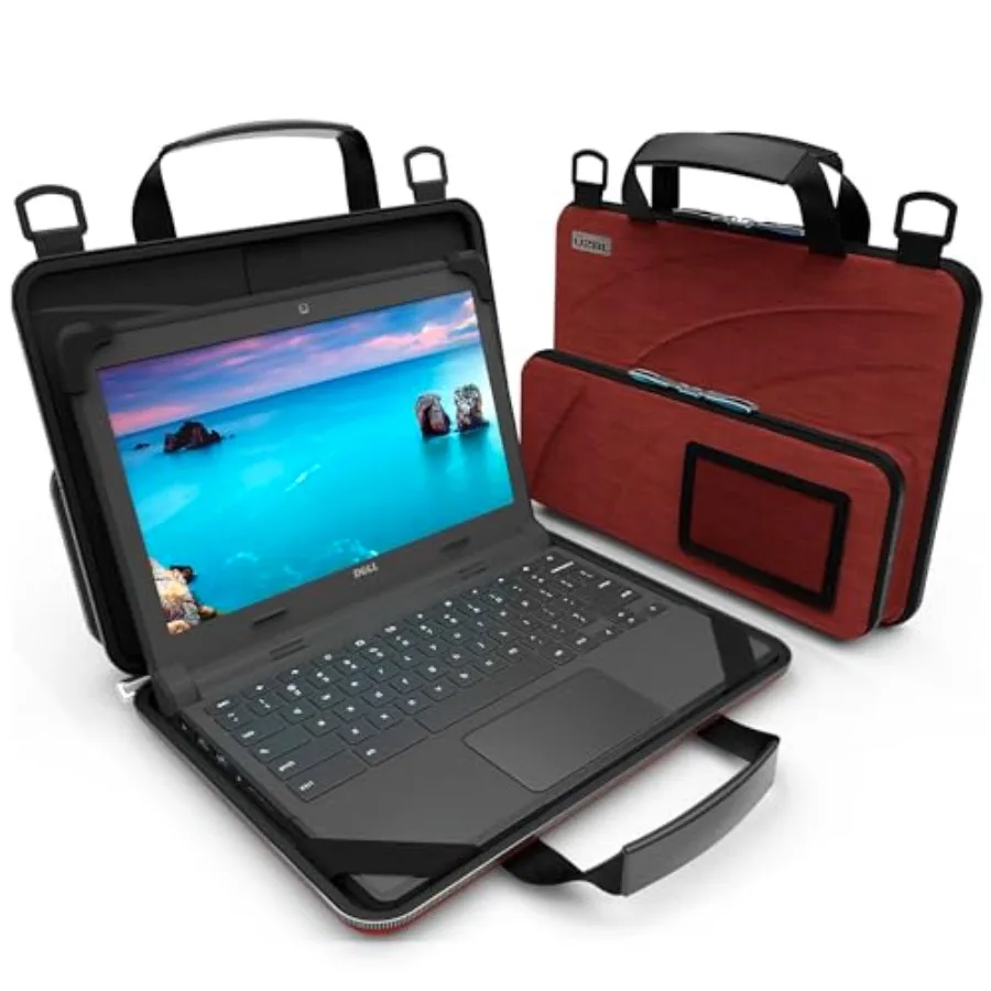 Защитный жесткий чехол для Chromebook 13-14 дюймов с функцией Always-on, отделением для аксессуаров и регулируемым плечевым ремнем
Защитный жесткий чехол для Chromebook 13-14 дюймов с функцией Always-on, отделением для аксессуаров и регулируемым плечевым ремнем