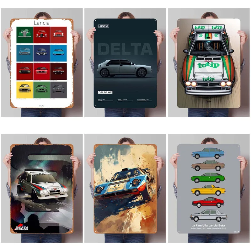 Lancia Classic Cars Metal Posters Home Decorations Custom Metal Tin Signs for Garage Wall Art Decoration Gaming Room Decoration
Lancia Classic Cars Metal Posters Home Decorations Custom Metal Tin Signs for Garage Wall Art Decoration Gaming Room Decoration