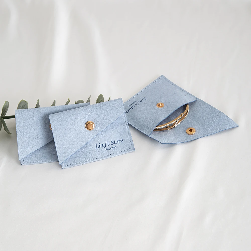 50pcs Custom Logo Baby Blue Microfiber Jewelry Bevel Snap Bag Velvet Suede Cotton Flannel Button Wallet Travel Cosmetic Storage
50pcs Custom Logo Baby Blue Microfiber Jewelry Bevel Snap Bag Velvet Suede Cotton Flannel Button Wallet Travel Cosmetic Storage