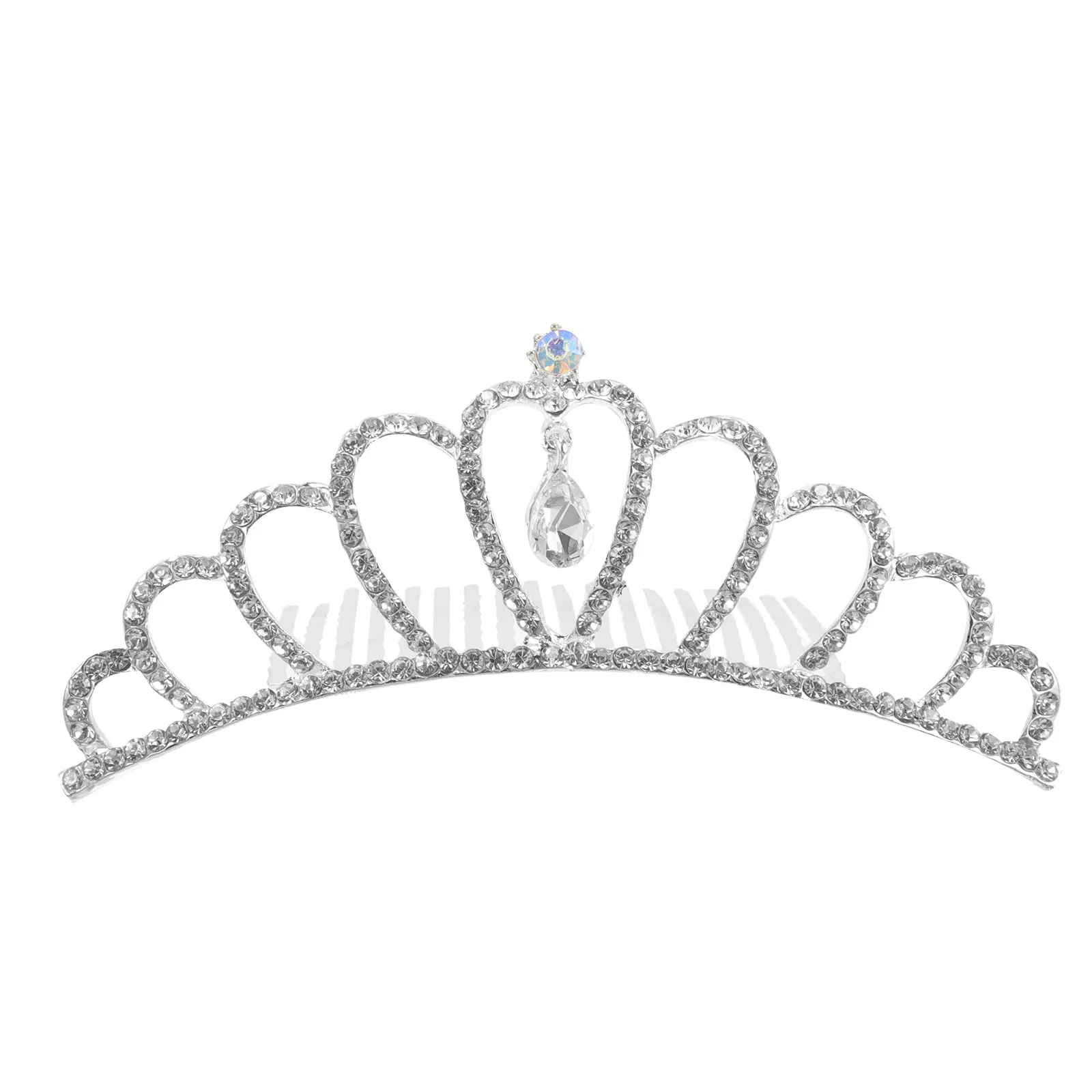 Girl Rhinestone Crown Hair Comb Delicate Alloy Wedding Birthday Party Little Girl Tiaras Decorative Hair Accessories
Girl Rhinestone Crown Hair Comb Delicate Alloy Wedding Birthday Party Little Girl Tiaras Decorative Hair Accessories