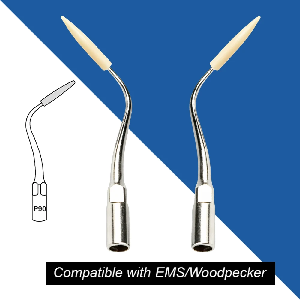 High Precision P90 Scaler Tip for Gum and Implant Care Compatible with Woodpecker EMS and Other Major Ultrasonic Units
High Precision P90 Scaler Tip for Gum and Implant Care Compatible with Woodpecker EMS and Other Major Ultrasonic Units