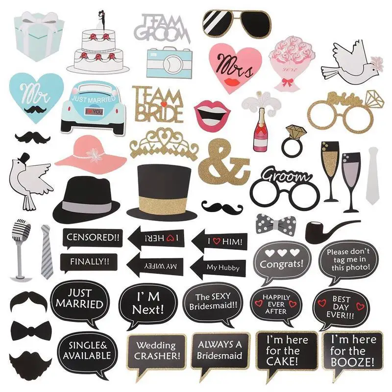 53Pcs paper beards photography props Apparel Wedding Party Decoration Photo Booth Props Wooden Creative Posing Wedding supplies
53Pcs paper beards photography props Apparel Wedding Party Decoration Photo Booth Props Wooden Creative Posing Wedding supplies