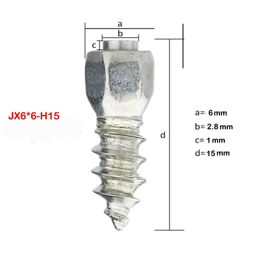 Non Slip Wheel Tire Stud Spikes 15mm Alloy Screw Set for Tractor Motorcycle 22x10 10 Tires Winter
Non Slip Wheel Tire Stud Spikes 15mm Alloy Screw Set for Tractor Motorcycle 22x10 10 Tires Winter