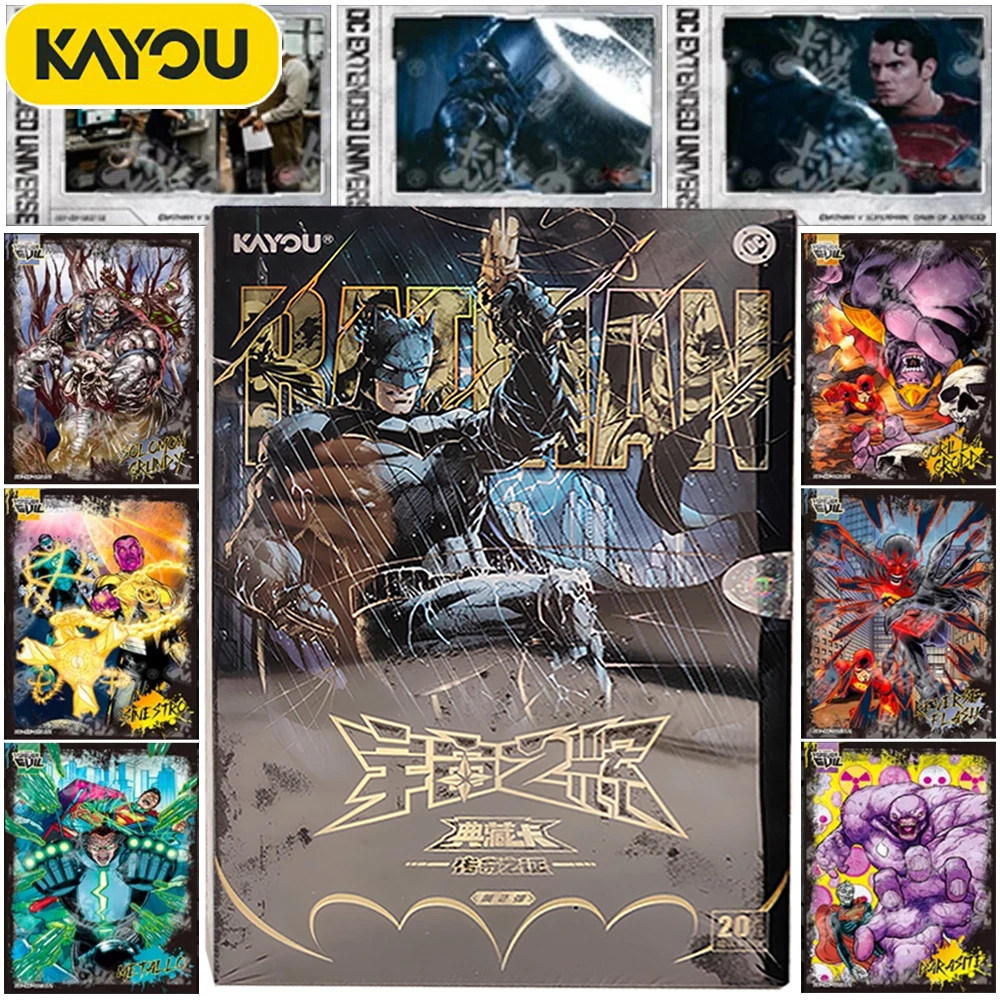 New KAYOU Genuine DC Collection Card Fans' Favorite Hero Batman Wonder Woman Character Limited Card Children's Christmas Gifts
New KAYOU Genuine DC Collection Card Fans' Favorite Hero Batman Wonder Woman Character Limited Card Children's Christmas Gifts