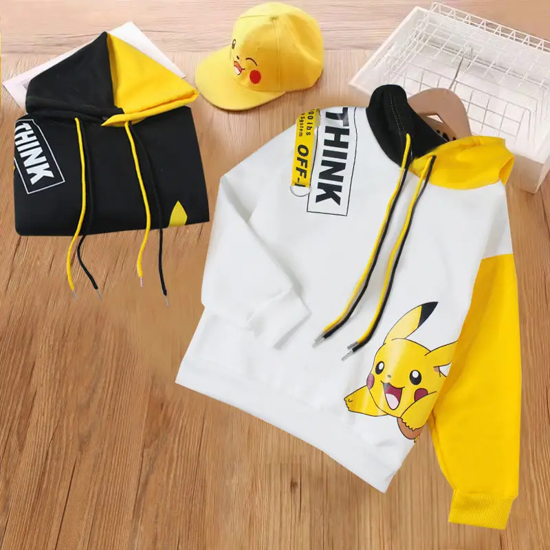 TAKARA TOMY Pikachu Velvet Sweater 2023 New Coat Autumn/Winter Boys and Girls Cartoon Hooded Thickened Top
TAKARA TOMY Pikachu Velvet Sweater 2023 New Coat Autumn/Winter Boys and Girls Cartoon Hooded Thickened Top