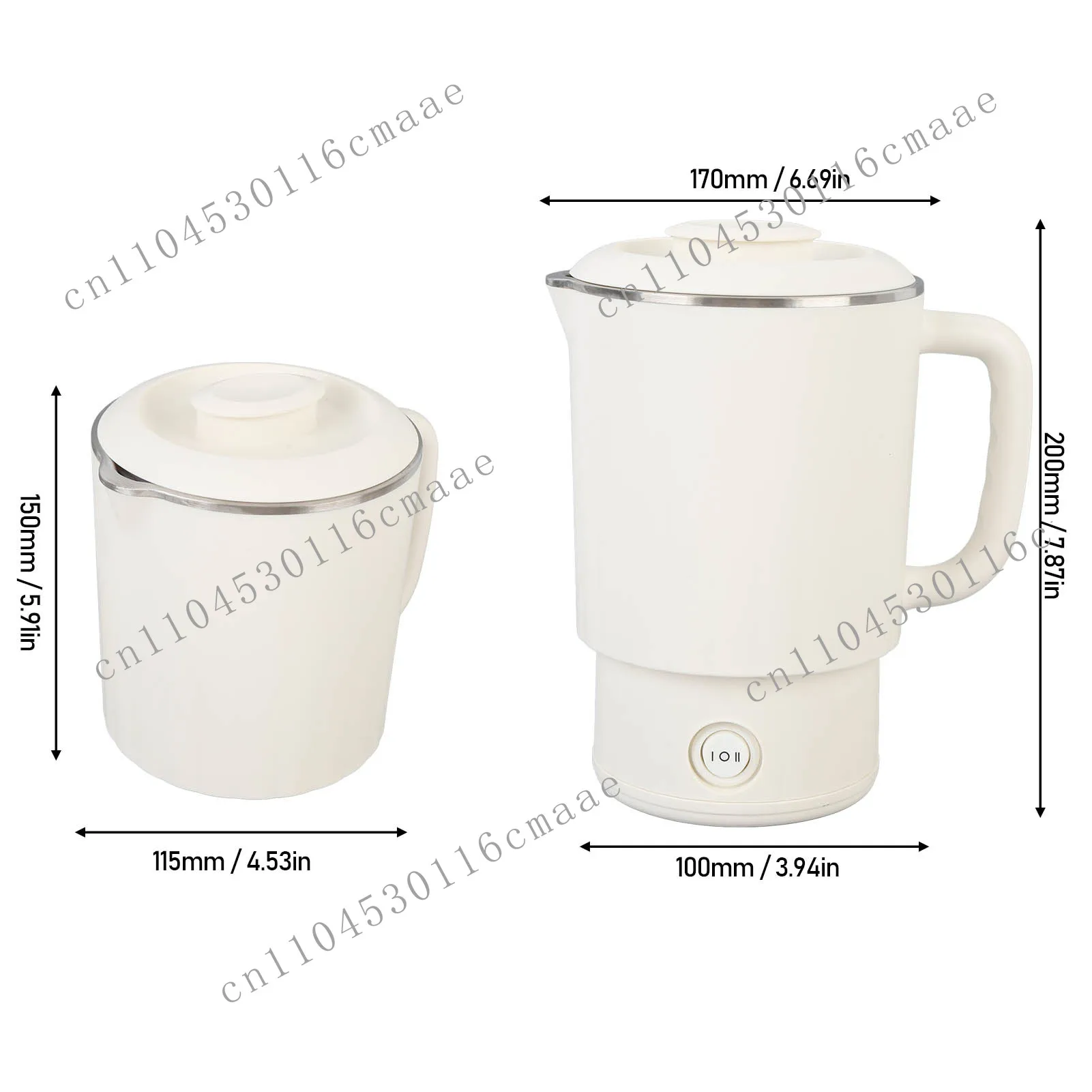 New Electric Kettle 600ml Capacity 600W Fast Heating Stainless Steel Portable Business
New Electric Kettle 600ml Capacity 600W Fast Heating Stainless Steel Portable Business