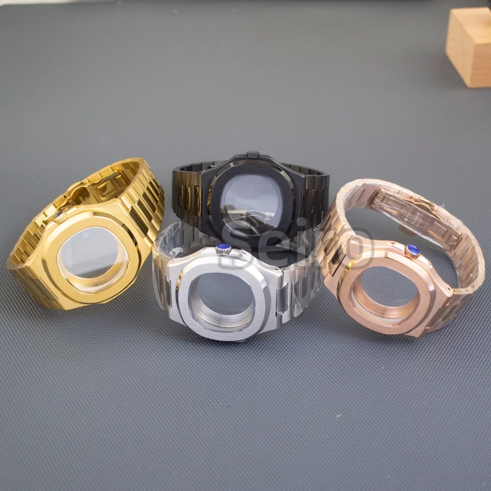 41mm square nh35 case strap for nautilus nh35 nh36 nh38 movement 316L stainless steel bracelet sapphire glass waterproof case
41mm square nh35 case strap for nautilus nh35 nh36 nh38 movement 316L stainless steel bracelet sapphire glass waterproof case