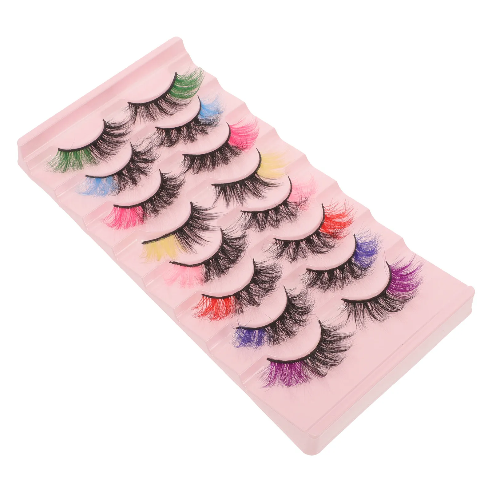 8Pairs Colored False Eyelashes Natural Look Faux Lashes Easy Apply Comfortable Party Makeup Eye Glamorous Lash Extensions
8Pairs Colored False Eyelashes Natural Look Faux Lashes Easy Apply Comfortable Party Makeup Eye Glamorous Lash Extensions