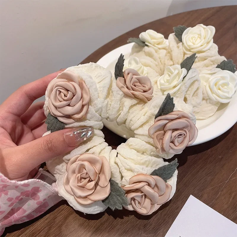 DuoShang 13CM Oversized High Elastic Hair Scrunchies French Camellia Flower Scrunchies Hair Bands Hair Accessories for Women
DuoShang 13CM Oversized High Elastic Hair Scrunchies French Camellia Flower Scrunchies Hair Bands Hair Accessories for Women