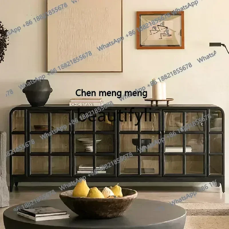 Display, display cabinet retro solid wood dining edge, French wine cabinet glass door multi-functional storage, Nordic H H
Display, display cabinet retro solid wood dining edge, French wine cabinet glass door multi-functional storage, Nordic H H