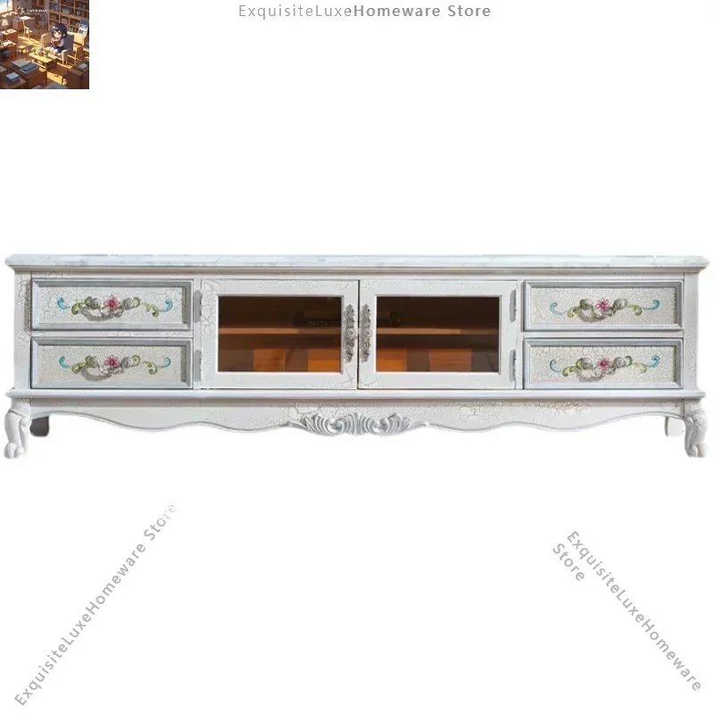 Cabinet European-Style Living Room Shadow Audiovisual Cabinet White Simple Distressed Furniture Combination1
Cabinet European-Style Living Room Shadow Audiovisual Cabinet White Simple Distressed Furniture Combination1