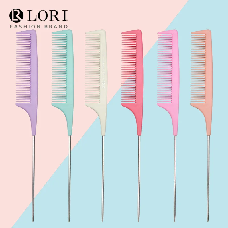 Hair salon steel needle handle plastic mouse tail pick hair smooth disc comb household tie ponytail salon steel
Hair salon steel needle handle plastic mouse tail pick hair smooth disc comb household tie ponytail salon steel