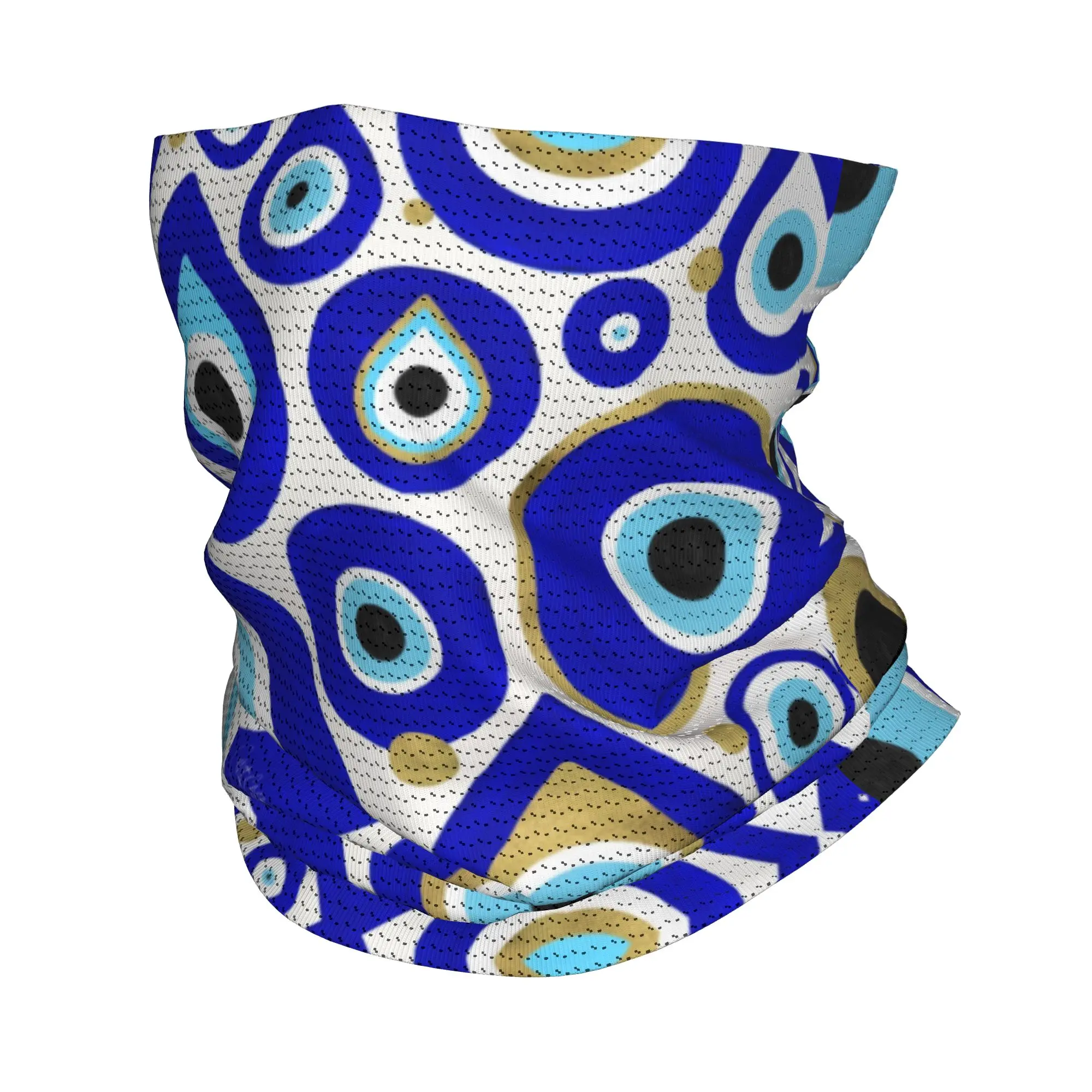 Custom Evil Eye Charms On White Bandana Neck Gaiter Windproof Face Scarf Cover Women Men Moroccan Nazar Headwear Tube Balaclava
Custom Evil Eye Charms On White Bandana Neck Gaiter Windproof Face Scarf Cover Women Men Moroccan Nazar Headwear Tube Balaclava