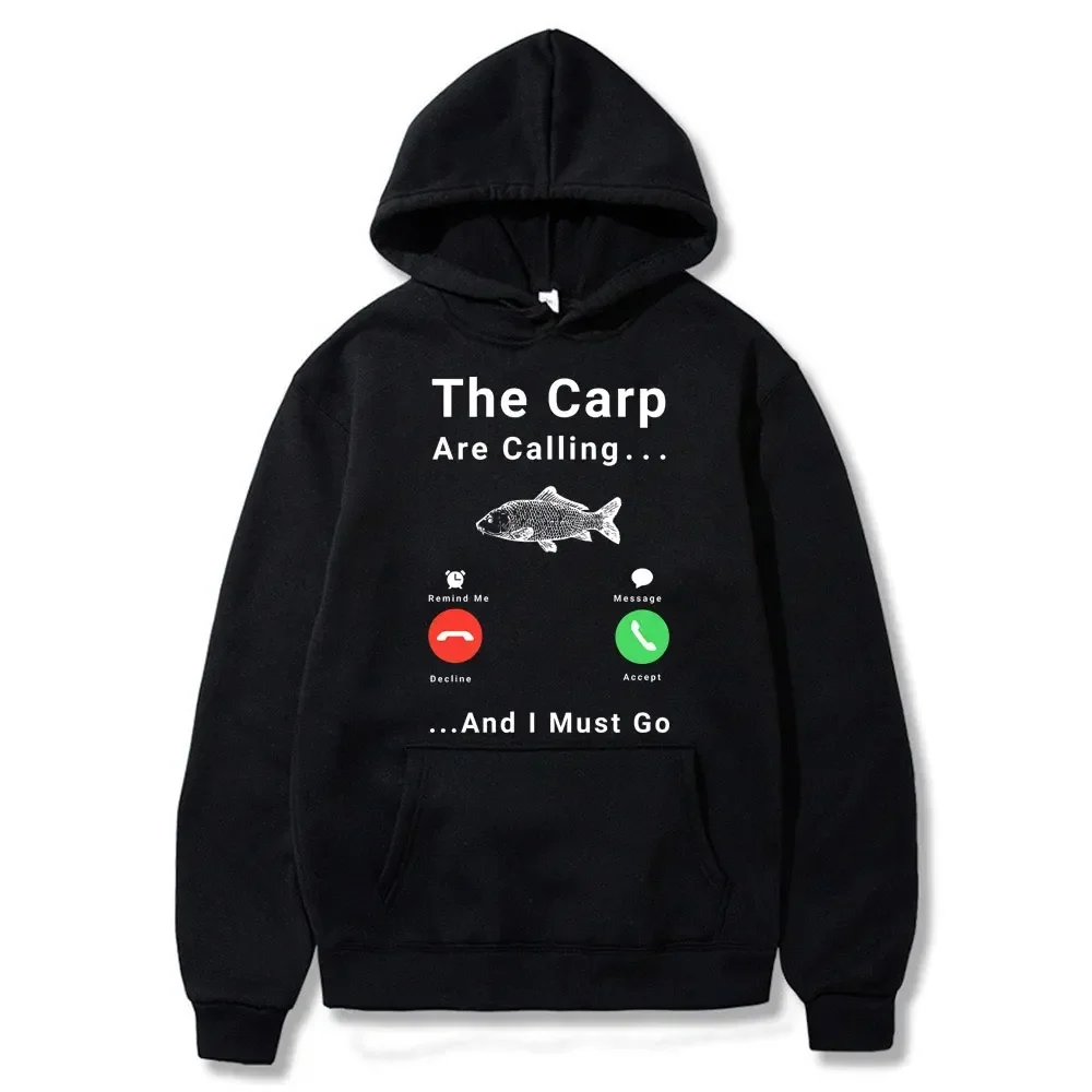 2021 New The Carp Is Calling Print Hoodie I Must Go Fishing Men Women Hip Hop Street Clothing Hoodies Sweatshirt Male Hoody
2021 New The Carp Is Calling Print Hoodie I Must Go Fishing Men Women Hip Hop Street Clothing Hoodies Sweatshirt Male Hoody