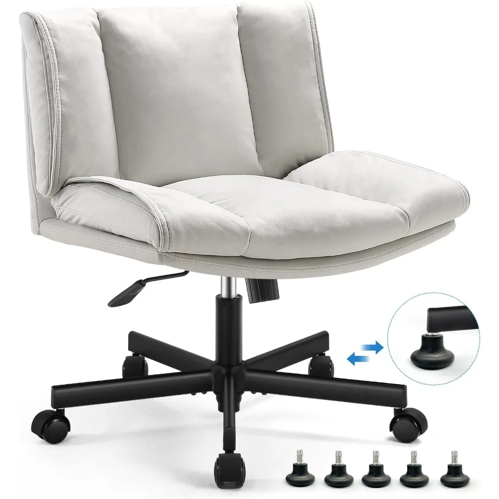 Criss Cross Chair with Wheels, Comfy Armless Desk Chairs with Tech Fabric, Cross Legged Chair, Height Adjustable Swivel Chairs
Criss Cross Chair with Wheels, Comfy Armless Desk Chairs with Tech Fabric, Cross Legged Chair, Height Adjustable Swivel Chairs