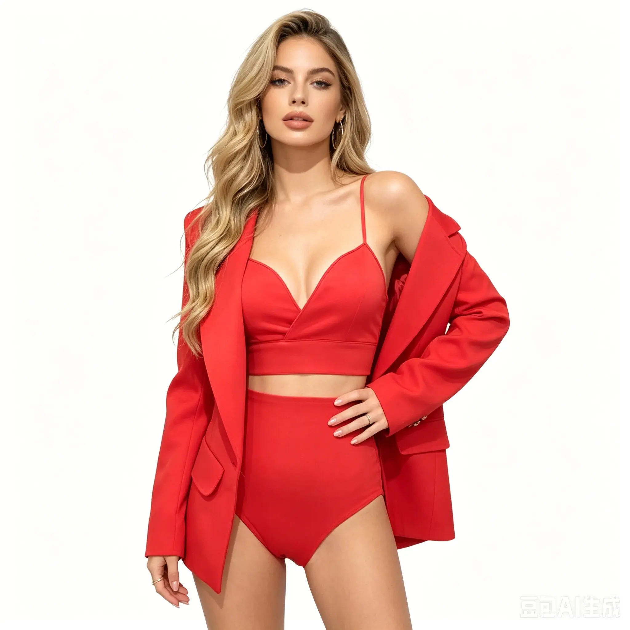 Women Blazer Suits Jazz Modern Dance Team Outfit 3 Pieces Set Bar Dancer Singer Sexy Stage Wear Club Show Performance Costume
Women Blazer Suits Jazz Modern Dance Team Outfit 3 Pieces Set Bar Dancer Singer Sexy Stage Wear Club Show Performance Costume