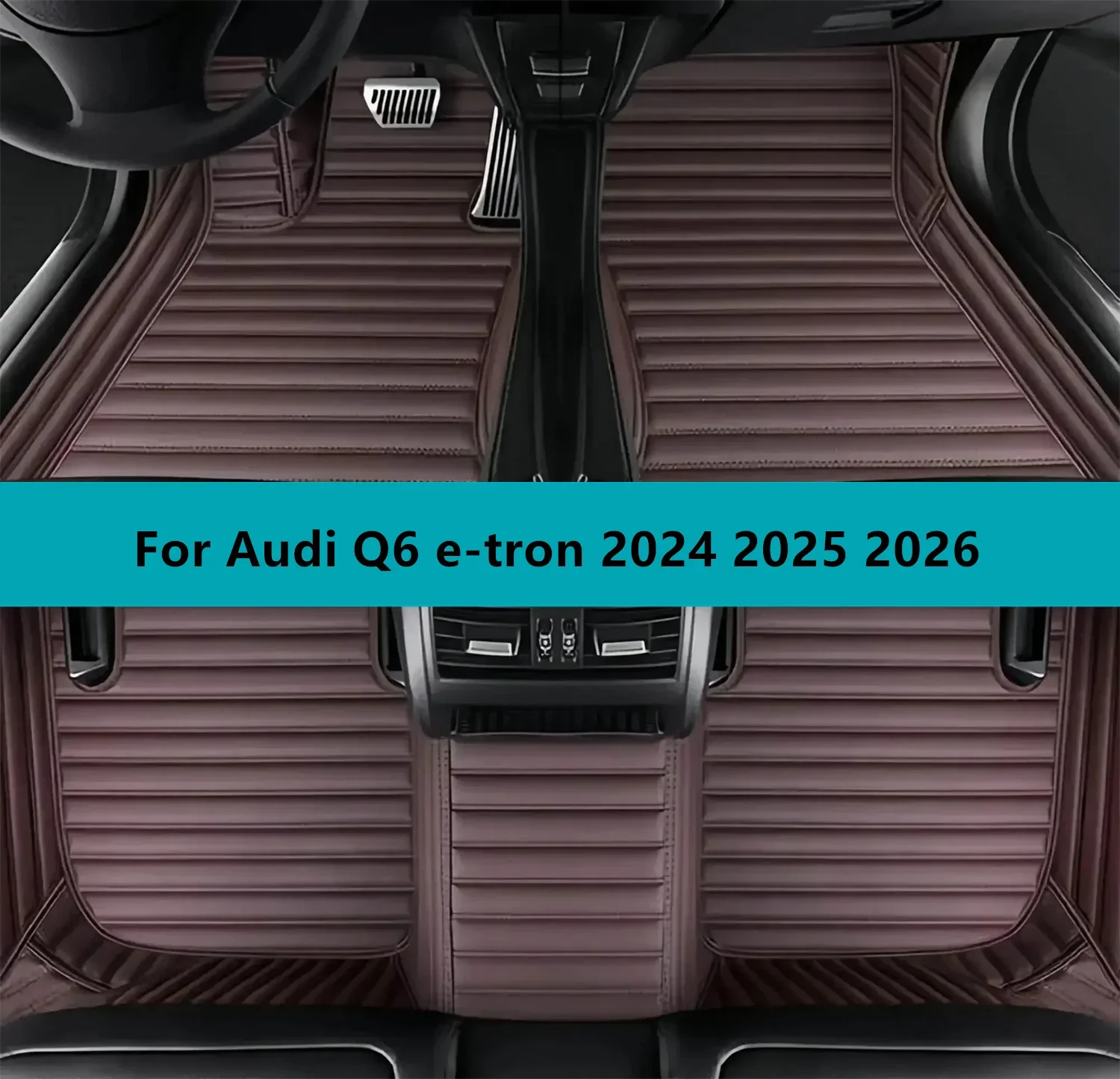 Custom Car Floor Mats For Audi Q6 e-tron 2024 2025 2026 All Weather Waterproof Car Floor Mats Full Set
Custom Car Floor Mats For Audi Q6 e-tron 2024 2025 2026 All Weather Waterproof Car Floor Mats Full Set