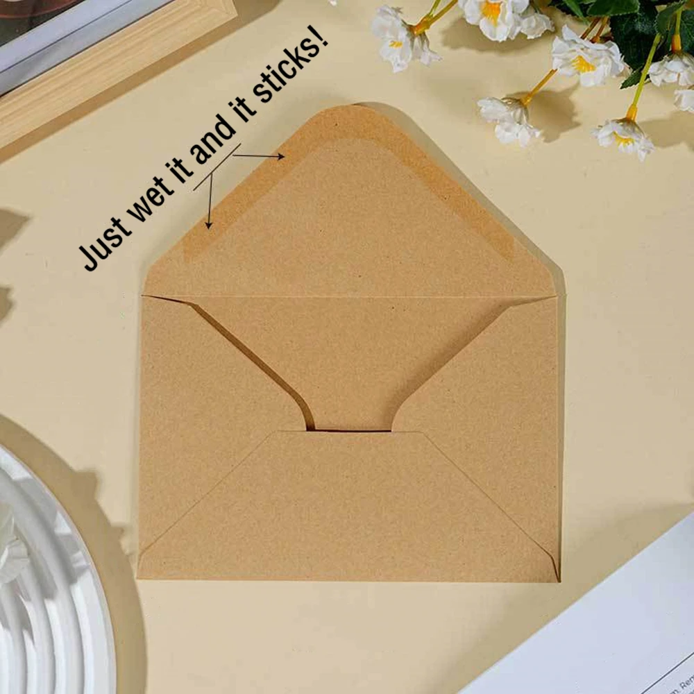 15 шт. самозапечатывающиеся конверты из крафт-бумаги, устойчивые к разрыву для поздравительных открыток, просто мокрыть и его палочки
15 шт. самозапечатывающиеся конверты из крафт-бумаги, устойчивые к разрыву для поздравительных открыток, просто мокрыть и его палочки