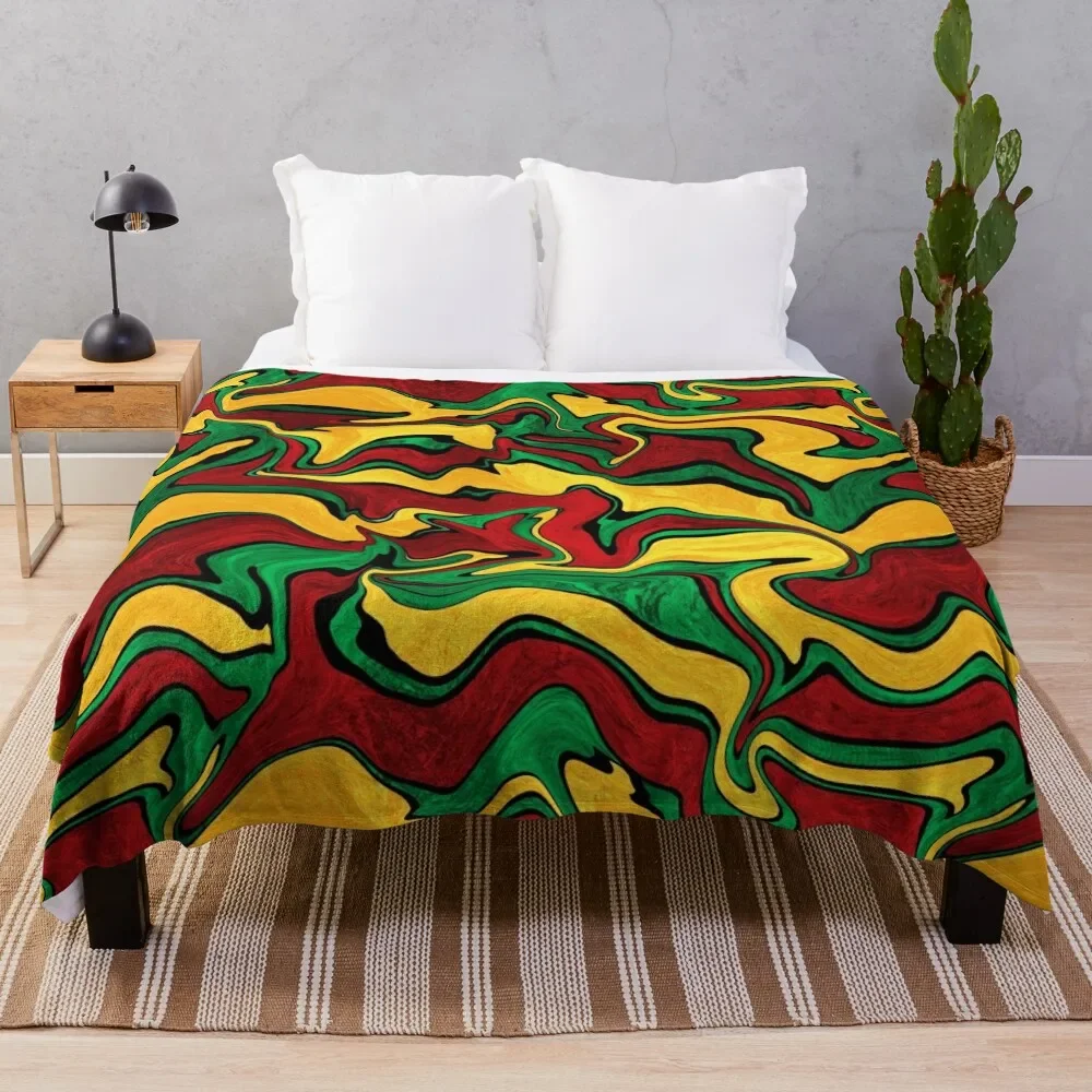 Liquify art with rasta colors, Rastafarian swirl pattern Throw Blanket Soft Sherpa Fleece Warm Blanket for Winter
Liquify art with rasta colors, Rastafarian swirl pattern Throw Blanket Soft Sherpa Fleece Warm Blanket for Winter