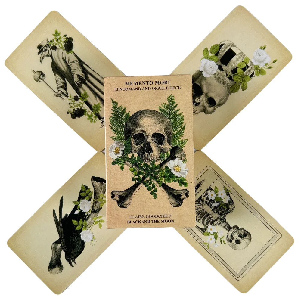Memento Mori Lenormand And Oracle Deck Tarot Cards Black And The Moon English Visions Divination Edition Borad Playing Games
Memento Mori Lenormand And Oracle Deck Tarot Cards Black And The Moon English Visions Divination Edition Borad Playing Games