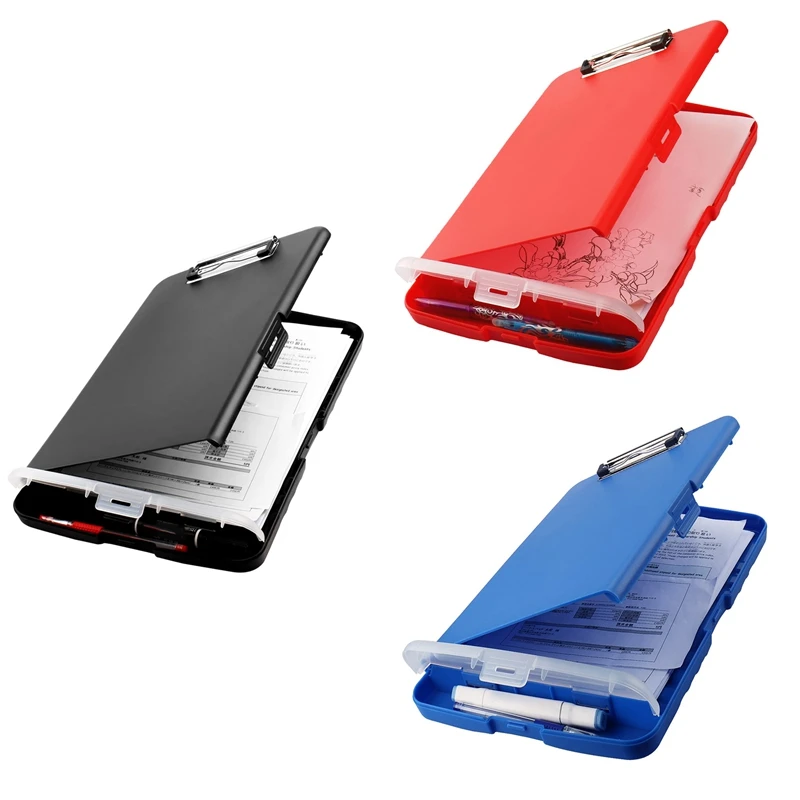 Clip Board Organizer Clipboards With Storage Nursing Clipboard Foldable File Folder Plastic Clipboard
Clip Board Organizer Clipboards With Storage Nursing Clipboard Foldable File Folder Plastic Clipboard