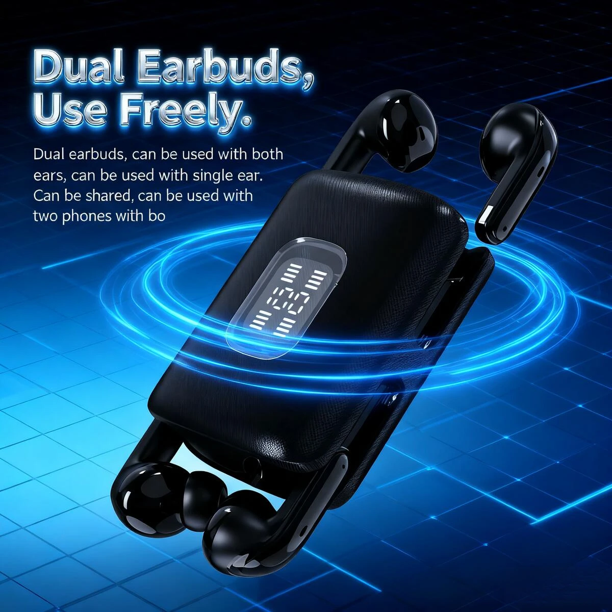 IPX5 Waterproof Bluetooth Couple Half-in-ear Sport Headphones HIFI Stereo Low Latency Game Music Headsets For Android IOS Tablet
IPX5 Waterproof Bluetooth Couple Half-in-ear Sport Headphones HIFI Stereo Low Latency Game Music Headsets For Android IOS Tablet