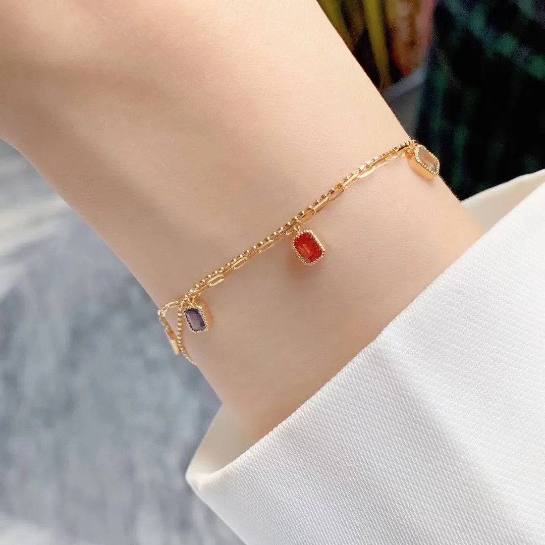 Sapphire Bracelet 18k Pure Gold Jewelry Real Gold Solid Au750 Women Parti Gift Wedding Fine Jewelry
Sapphire Bracelet 18k Pure Gold Jewelry Real Gold Solid Au750 Women Parti Gift Wedding Fine Jewelry