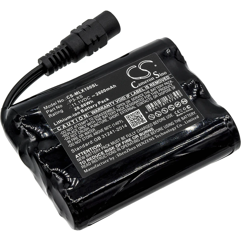Li-ion Equipment, Survey, Test Battery for Minelab, 11.1V, 2600mAh, Compatible Models: Sovereign XS
Li-ion Equipment, Survey, Test Battery for Minelab, 11.1V, 2600mAh, Compatible Models: Sovereign XS