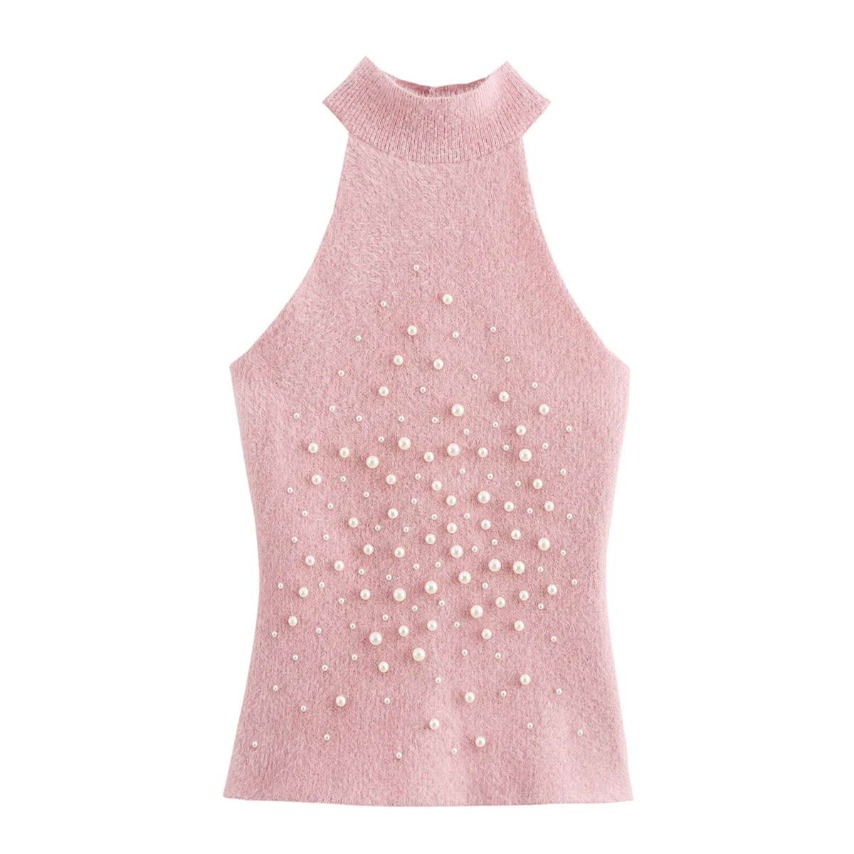 Vintage Knitted Woman Solid Pearl Decal Sweater Ladies Sleeveless Warm Pullover Girls Casual Oversize Sexy Streetwear
Vintage Knitted Woman Solid Pearl Decal Sweater Ladies Sleeveless Warm Pullover Girls Casual Oversize Sexy Streetwear