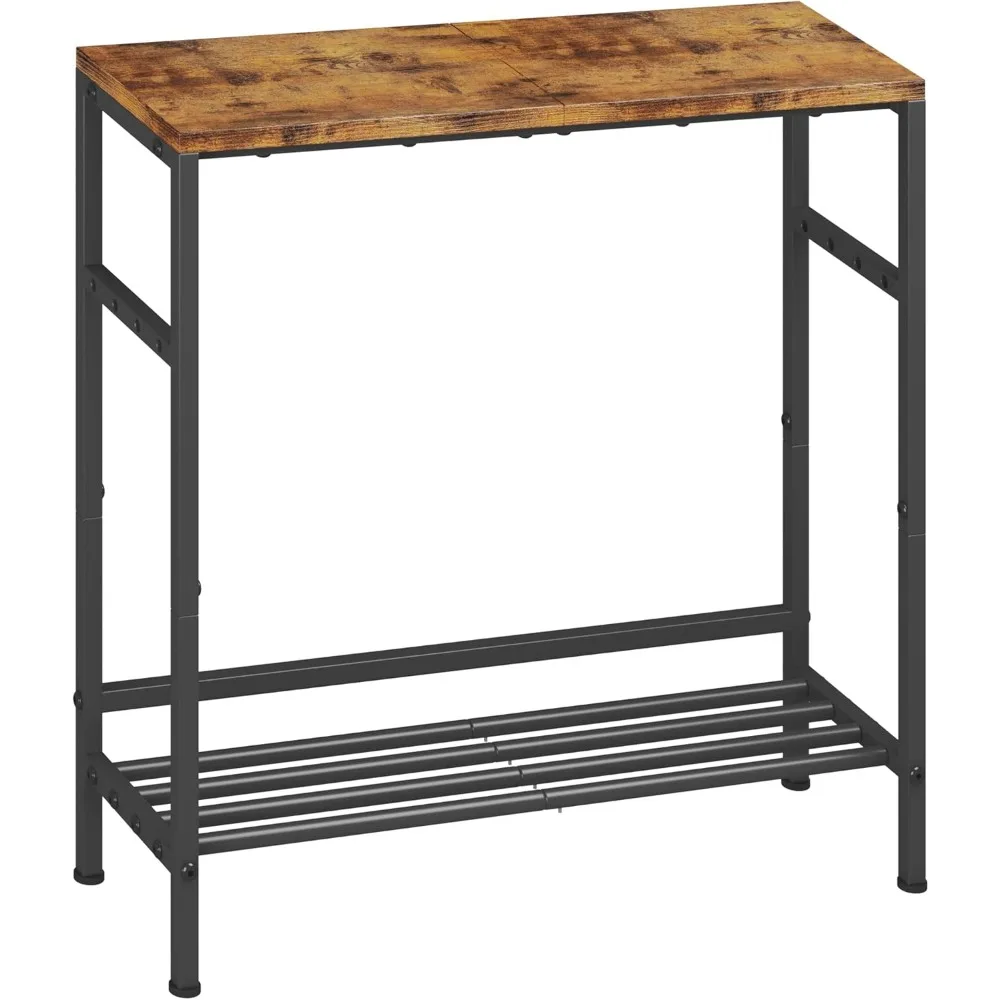 Homeiju Entryway Table 31.5 Width, 2-Tier Console Table with Adjustable Shelves, Industrial Sofa Table with Storage, Foyer Table
Homeiju Entryway Table 31.5 Width, 2-Tier Console Table with Adjustable Shelves, Industrial Sofa Table with Storage, Foyer Table