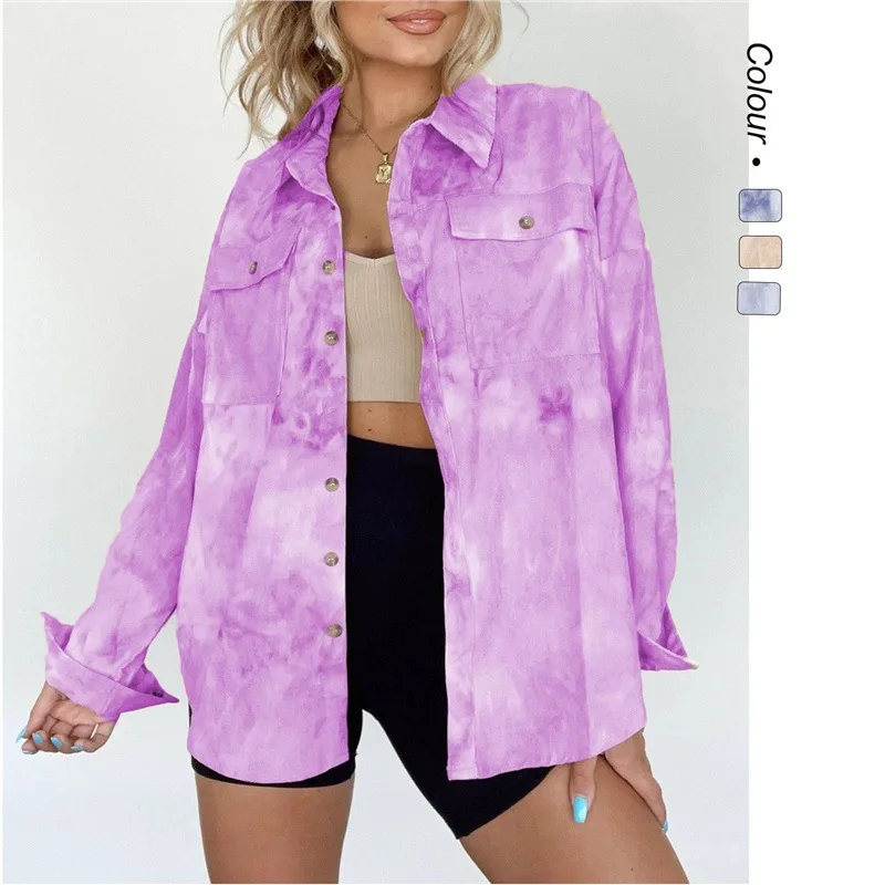 Casual Long Sleeve Tie-dye Shirt Jacket 25 New Autumn Korean Loose Shirt For Women 22226 Prom Femme Party Midi
Casual Long Sleeve Tie-dye Shirt Jacket 25 New Autumn Korean Loose Shirt For Women 22226 Prom Femme Party Midi