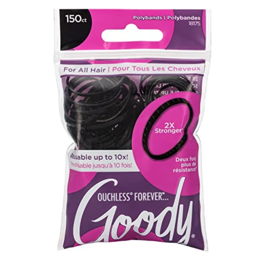 Goody Ouchless Womens Polyband Elastic Hair Tie,,, Fine Hair Accessories, Style with Ease and Keep Your Hair Secured, Perfect f
Goody Ouchless Womens Polyband Elastic Hair Tie,,, Fine Hair Accessories, Style with Ease and Keep Your Hair Secured, Perfect f