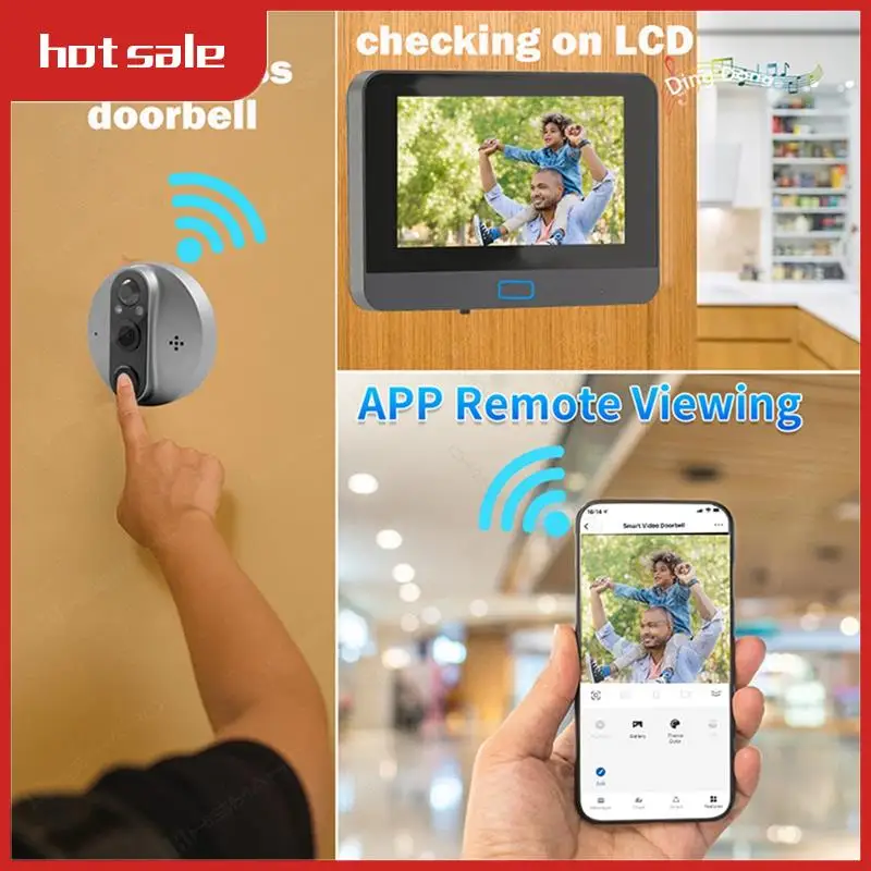 1Set 1080P Smart Home Digital Peephole Door Viewer 4.3 Inch PIR Motion Detect Door Viewer
1Set 1080P Smart Home Digital Peephole Door Viewer 4.3 Inch PIR Motion Detect Door Viewer