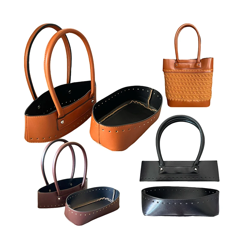 2PCS/Set Leather Bag Bottom Crochet Handbag DIY Handmade Tote Handles Sewing Supplies Weaving Bags Accessories
2PCS/Set Leather Bag Bottom Crochet Handbag DIY Handmade Tote Handles Sewing Supplies Weaving Bags Accessories