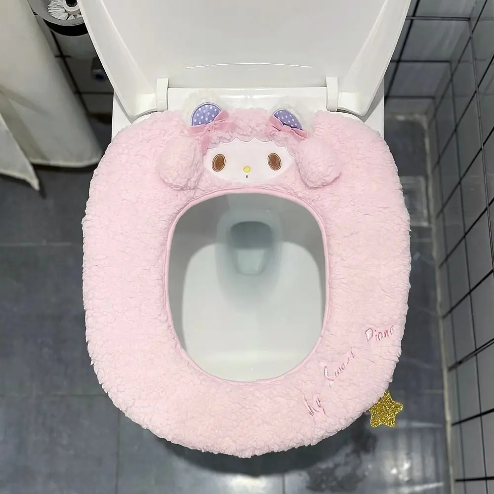 Hello kitty Plush toilet seat for winter universal thickened cartoon home warm cute zipper toilet gasket Kawaii cartoon
Hello kitty Plush toilet seat for winter universal thickened cartoon home warm cute zipper toilet gasket Kawaii cartoon
