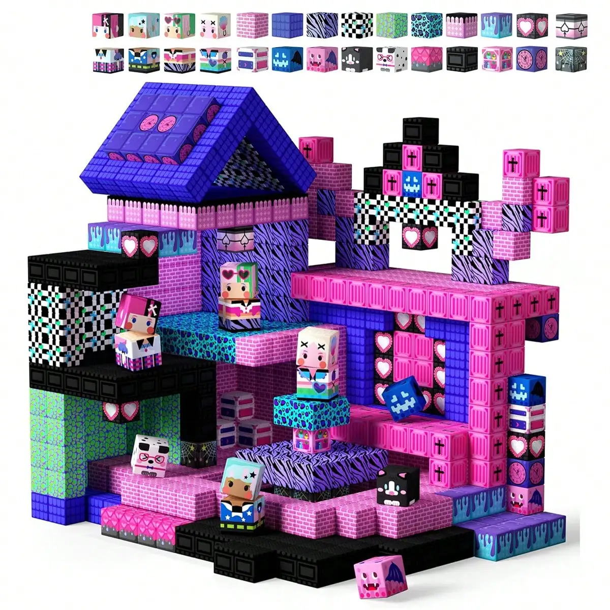 50-300pcs Magnetic Building Blocks & Tiles - STEM Montessori Toys For KidsImaginative Construction Toys, Building Cubes Toy Set,, Pretend Play, Sensory Learning Toys, Suitable For Children 3+ Years Old Boys Girls, Ideal For Birthday
50-300pcs Magnetic Building Blocks & Tiles - STEM Montessori Toys For KidsImaginative Construction Toys, Building Cubes Toy Set,, Pretend Play, Sensory Learning Toys, Suitable For Children 3+ Years Old Boys Girls, Ideal For Birthday