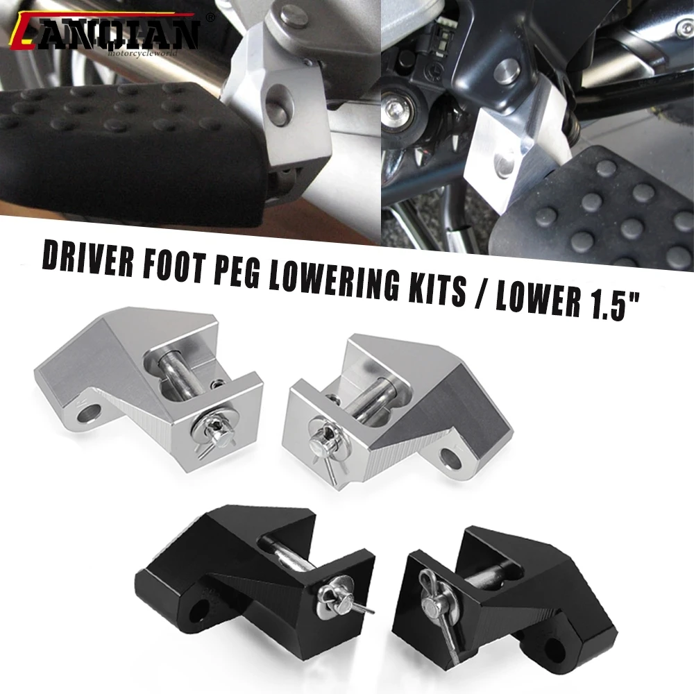 K1600 GT GTL Accessories For BMW K1600GT K1600GTL K1600B 2011-2025 2021 2020 Motorcycle Driver Lower 1.5" Foot Peg Lowering Kits
K1600 GT GTL Accessories For BMW K1600GT K1600GTL K1600B 2011-2025 2021 2020 Motorcycle Driver Lower 1.5" Foot Peg Lowering Kits