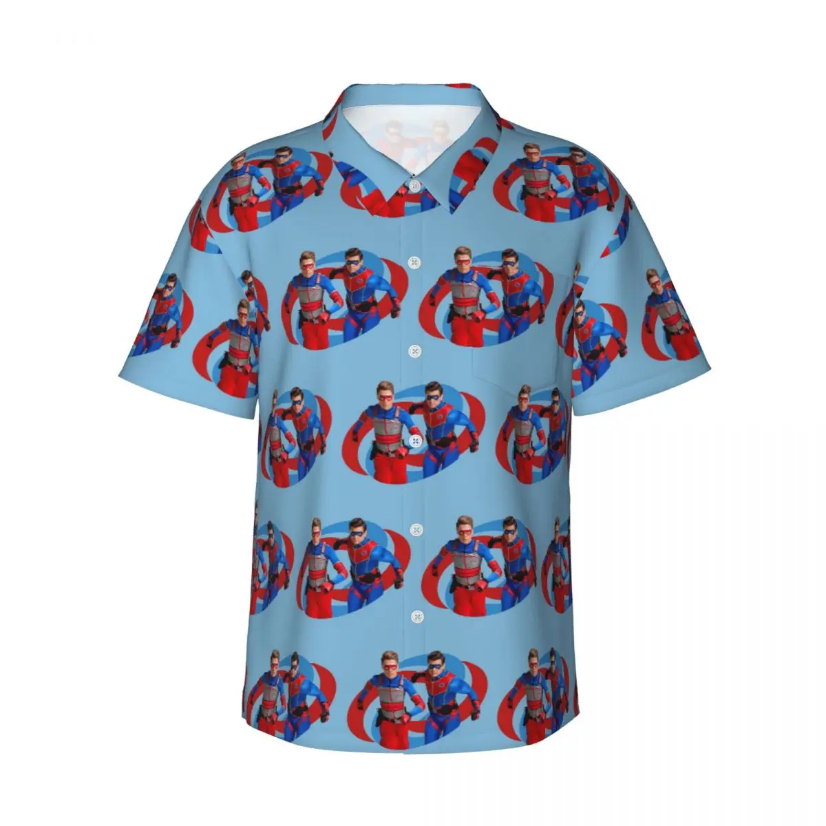 Henry Danger - Action Log Men's Shirts Hawaiian Short Sleeve Shirt Fashion Lapel Tops for Summer Beach
Henry Danger - Action Log Men's Shirts Hawaiian Short Sleeve Shirt Fashion Lapel Tops for Summer Beach